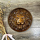 Panel of wood ' lion'. Icons. vyzhiganievlg (serikovwoodcraft). My Livemaster. Фото №5
