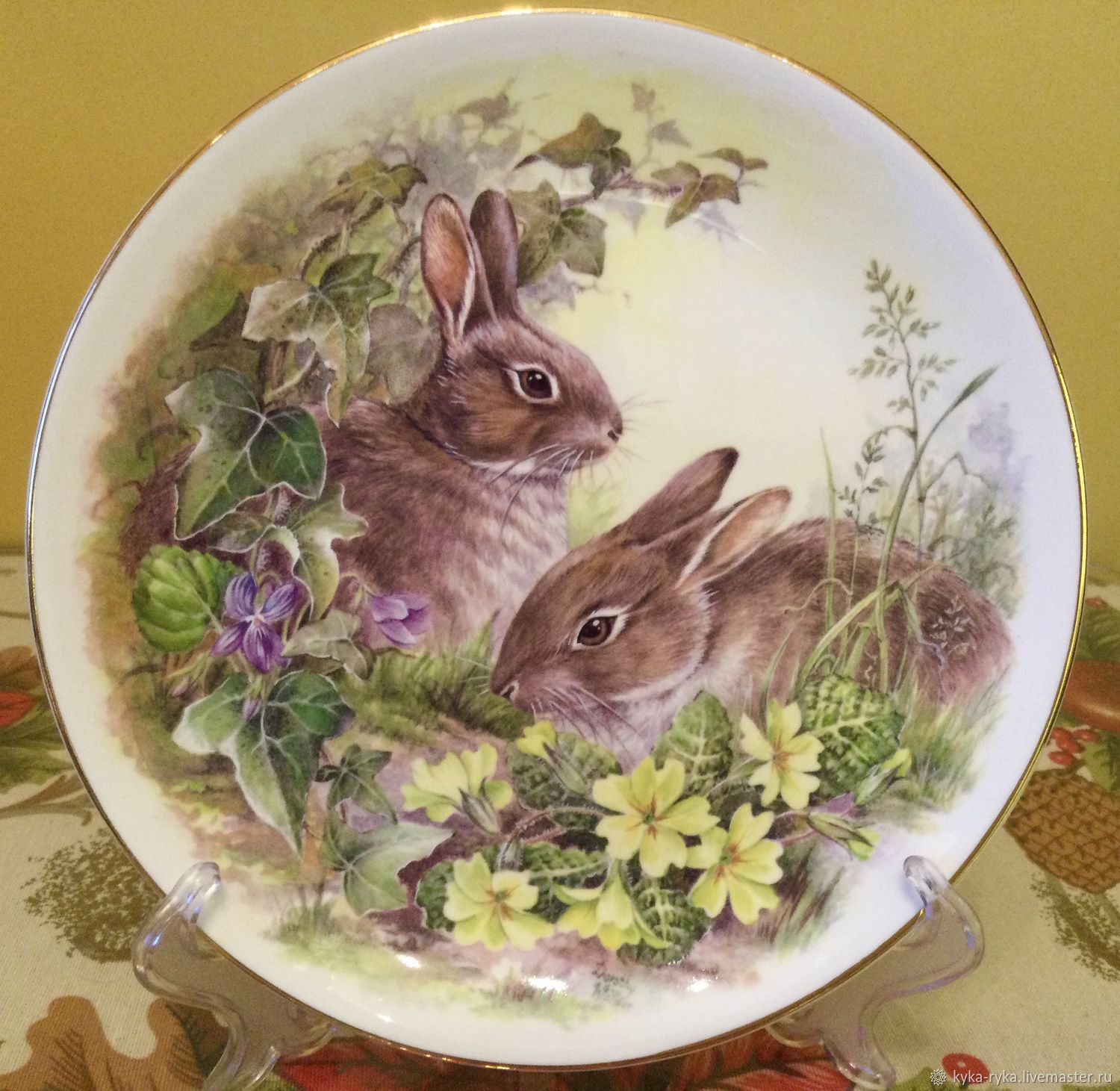 Тарелка «заяц»