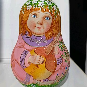 Русский стиль ручной работы. Ярмарка Мастеров - ручная работа Неваляшка. Handmade.
