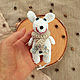 Мышь игрушка недорогой подарок девочке 9 лет крыска мышонок. Мягкие игрушки. Мария (marusin-uzelok). Ярмарка Мастеров.  Фото №5