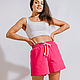 Women's shorts in Magenta color, Shorts, Ivanovo,  Фото №1