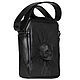 Мужская кожаная сумка - bag mini skull (0111). Мужская сумка. Shop_dagon (DAGONSHOP). Ярмарка Мастеров.  Фото №4