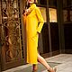 Order Jersey dress ' Sunny mustard'. Alexandra Maiskaya. Livemaster. . Dresses Фото №3