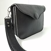Сумки и аксессуары handmade. Livemaster - original item Badger: Take the black one with you. Genuine leather.. Handmade.