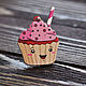 Wooden icon Cupcake, Badge, Moscow,  Фото №1