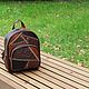  leather backpack bag, Backpacks, Lipetsk,  Фото №1