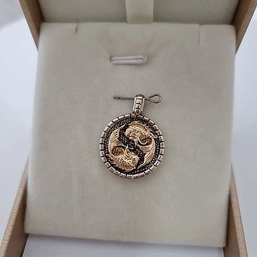 Украшения ручной работы. Ярмарка Мастеров - ручная работа Золотой кулон