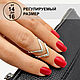 Заказать Комплект из двух фаланговых безразмерных колец. MYUBI Silver Jewelry. Ярмарка Мастеров. . Фаланговое кольцо Фото №3