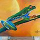Carevicha. frog. Oil painting, Pictures, Moscow,  Фото №1