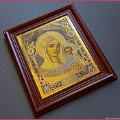 Картины и панно ручной работы. Ярмарка Мастеров - ручная работа Kazan Icon of the Mother of God z10875. Handmade.