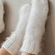 SOCKS DOWNY WHITE KNITTED WARM GOAT DOWN. Socks. KOZAmoDA (kozamoda) (kozamoda). Online shopping on My Livemaster.  Фото №2