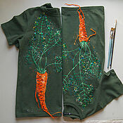 Одежда handmade. Livemaster - original item Carrot T-shirt. Handmade.