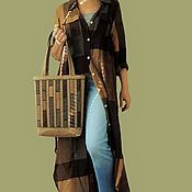 Сумки и аксессуары handmade. Livemaster - original item Large women`s bag, shopper, patchwork, boho, loft, eco, 305. Handmade.