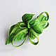 Order Kohlrabi Leather Flower Brooch green light green. De-Si-Re. Livemaster. . Brooches Фото №3
