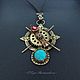 Mechanical Compass. Подвеска. OLga Shestopalova. Ярмарка Мастеров.  Фото №4