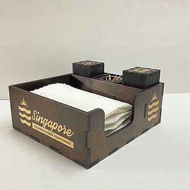 Посуда ручной работы. Ярмарка Мастеров - ручная работа Подставка под салфетки, зубочистки и соль/перец в ресторан. салфетница. Handmade.