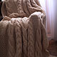 Knitted plaid Honey pleasure. Blankets. Ira Pugach (pompon). My Livemaster. Фото №5