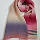 Pink scarf. Scarves. Knitted with love. My Livemaster. Фото №6