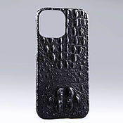 Сумки и аксессуары handmade. Livemaster - original item Crocodile leather case for any iPhone/Samsung/Sony/Honor model. Handmade.