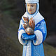 The snow maiden with a squirrel (23 cm), Miniature figurines, Serpukhov,  Фото №1