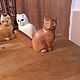 Котики. Статуэтки. Галюся. Ярмарка Мастеров.  Фото №6