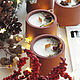 Order New Year's aroma candle 'Orange and cinnamon'. Solar Soap. Livemaster. . Candles Фото №3