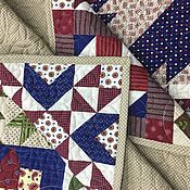 Работы для детей, handmade. Livemaster - original item blankets for kids: Quilted children`s plaid in patchwork style. Handmade.