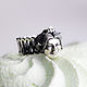 Кольцо Фиона, серебро 925 пробы с чернением, Кольца, Санкт-Петербург,  Фото №1
