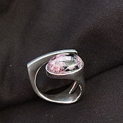 Украшения handmade. Livemaster - original item Ring silver charoite 925 SER0034. Handmade.