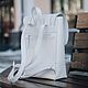 Women's leather backpack 'Amour' (white). Backpacks. DragonBags - Rucksack leather. Online shopping on My Livemaster.  Фото №2