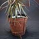 Planters for flowers made of leather, Pots1, Barnaul,  Фото №1