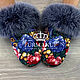 Beautiful Pavlovo Posad mittens with Arctic fox fur, Mittens, Moscow,  Фото №1