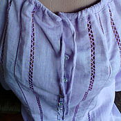 Сорочка из батиста с люрексом