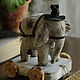 Circus Elephant. Stuffed Toys. Irina Sayfiydinova (textileheart). Online shopping on My Livemaster.  Фото №2