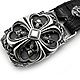 Заказать Пряжка для ремня из серебра Heart Cross AZBk-012. Blacksilver. Ярмарка Мастеров. . Ремни Фото №3