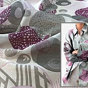 Материалы для творчества handmade. Livemaster - original item Fabric: CAMBRIC - SILK WITH VISCOSE - ITALY. Handmade.