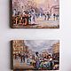Oil painting 'Flower market' in the baguette. Pictures. Zhanne Shepetova. My Livemaster. Фото №6