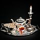  Серебряный чайный  сервиз. Сервизы. Антикварный бутик (antiqueb). Интернет-магазин Ярмарка Мастеров.  Фото №2