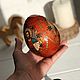 Huevo de Pascua de madera con caras de Santos, 19 cm. Eggs. Ручной Лис. Online shopping on My Livemaster.  Фото №2