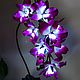 Order Flower-night light of the orchid 'Tiona'. Elena Krasilnikova. Livemaster. . Table lamps Фото №3