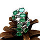 Stylish ring with emeralds. Rings. Urbanstyle. Online shopping on My Livemaster.  Фото №2