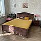 Кровать из Массива «Мальта». Кровати. Мебель из Массива 'Интерьерро'. Интернет-магазин Ярмарка Мастеров.  Фото №2