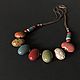 Order  bright Decoration on the neck, necklace of ceramic beads. Treasures Of Aphrodite. Livemaster. . Necklace Фото №3
