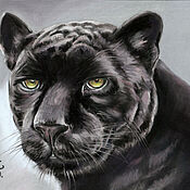 Картины и панно handmade. Livemaster - original item Pictures: Black Panther. Original. Handmade.