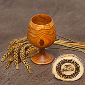 Посуда handmade. Livemaster - original item Glass wood from the Siberian Cherry #R7. Handmade.