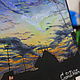 Светящаяся картина «Прорезая облака». Картины. CosmoDreamArt. Ярмарка Мастеров.  Фото №6