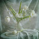 Натюрморт фото, картина Белые тюльпананы с жемчугом, Фотокартины, Москва,  Фото №1