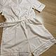 Винтаж: Комбинезон ромпер шорты белые размер m. Комбинезоны винтажные. Maneken Vintage Shop. Ярмарка Мастеров.  Фото №6