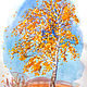 Береза осенью, Картины, Москва,  Фото №1