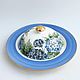 Order Service for Maslenitsa, Hydrangeas. Flera Daminova Rospis farfora. (artflera). Livemaster. . Dinnerware Sets Фото №3